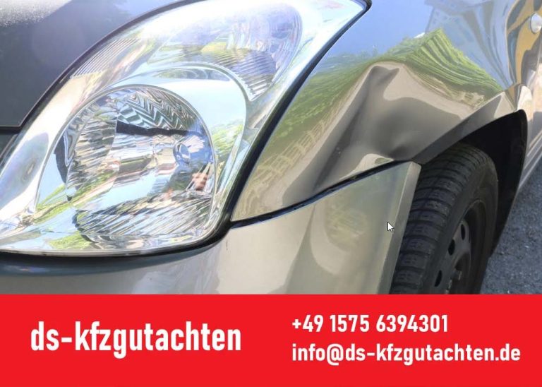 Kfz-Schadengutachten München – Unfallschaden Scheinwerfer