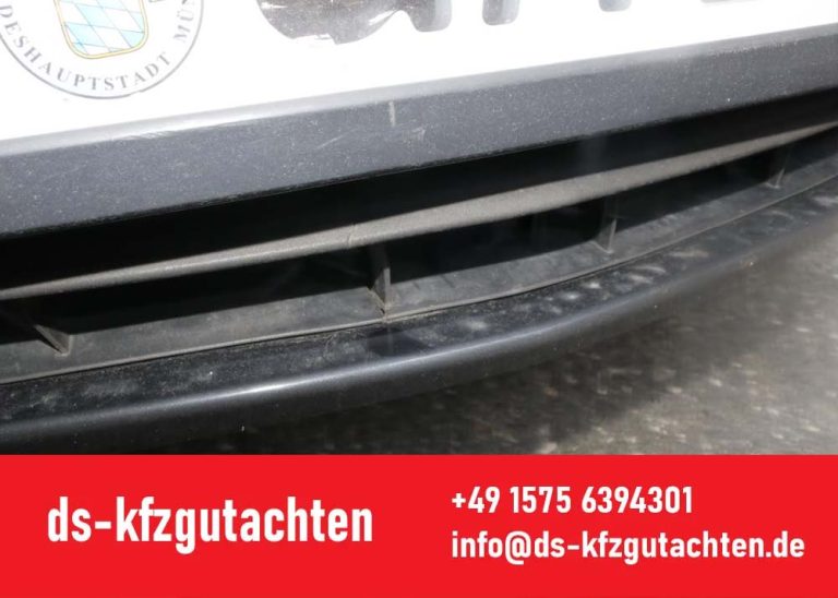 Kfz-Schadengutachten München – Karosserieschaden Seitenteil