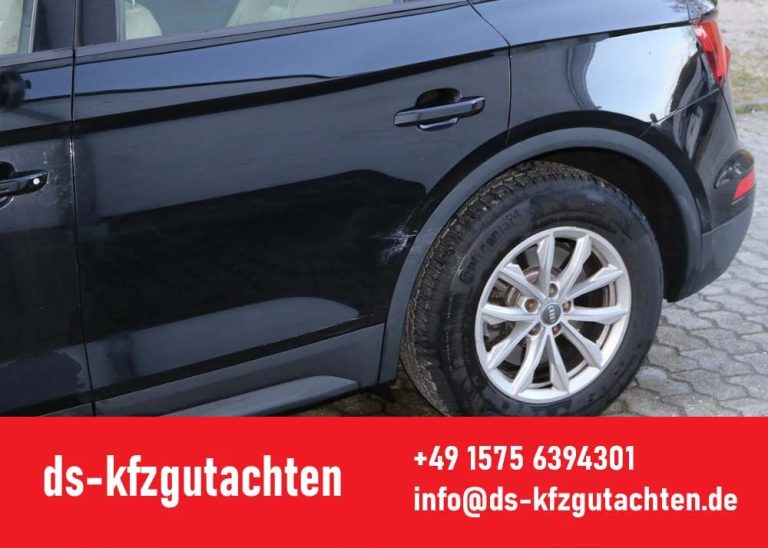 Kfz-Schadengutachten München – Unfallschaden Felge Radkasten